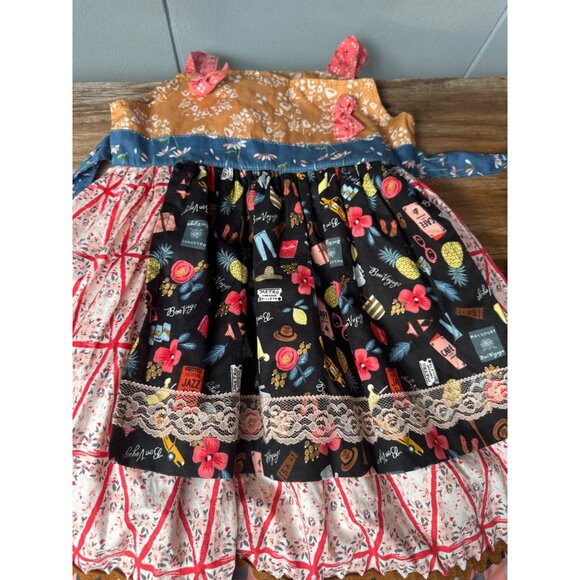 Matilda Jane Girls Size 6 Mix Print Dresses Set Of 4 With Floral & Geometric Pat - Picture 14 of 16